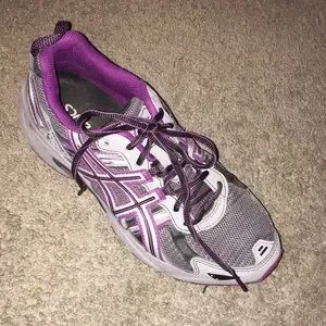 Asics Gel Venture 5 Gray & Purple T5NBQ