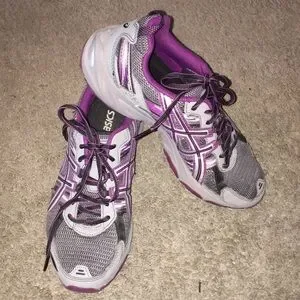 Asics Gel Venture 5 Gray & Purple T5NBQ