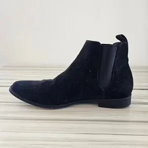 Asos Black Men's Chelsea Ankle Boots Size S