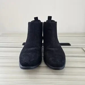 Asos Black Men's Chelsea Ankle Boots Size S