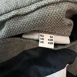 ASOS Selected Homme Gray Suit Jacket Size 42R. NWTs