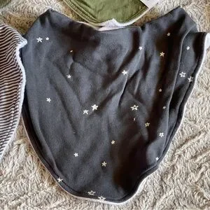 Assorted Bandana Bib Set Soft Cotton Accessories
