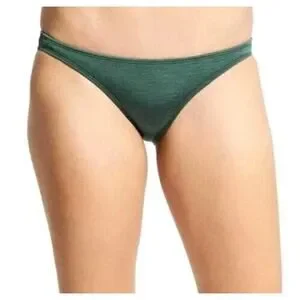 Athleta Aqualuxe Tankini Swimsuit Top Size M Bikini Bottoms Size L Halter Teal