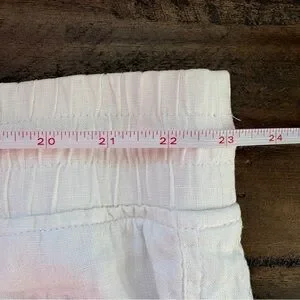 Athleta Cabo Linen Wide Leg Pants Womens Plus Size 26 Vacation Lightweight Beach