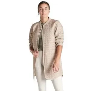 Athleta Grandview PrimaLoft Lightweight Quilted Puffer Coat Abalone XXS Like New