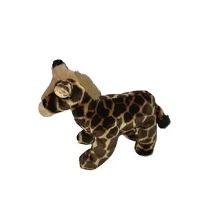 Aurora A&A Plush Giraffe Standing Stuffed Animal Brown Beanie Safari 9"