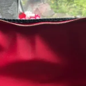 Auth Kate Spade Classic Nylon Carry PXRU5387 Red Nylon