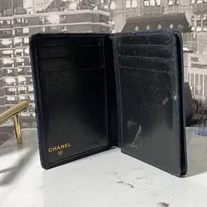 Authentic CHANEL Timeless CC Men Wallet Card Holder