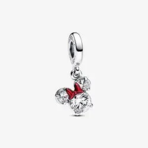Authentic Disney Minnie Mouse Silhoutte Dangle Pandora Charm