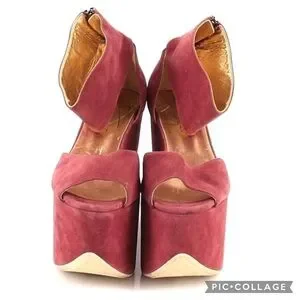 Authentic Walter Steiger ‘Tilly’ Suede Platforms