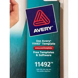 Avery 11492 Index Maker 5-Tab Print/Apply Clear Label White Divider 10 Sets New