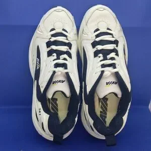 AVIA 141 Men's Pre-owned White And Blue Athletic Sneakers - Sz. 8 1/2
