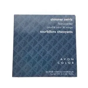 AVON Shimmer Swirls Face Powder Peachy Pleasures Blush Bronzer Contour
