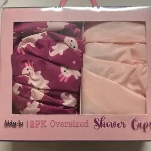 Axolotl Oversized Shower Cap 2 Pack
