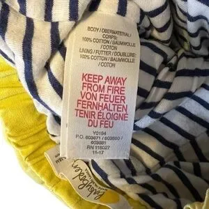 Baby Boden Yellow Cotton Pants