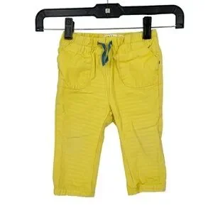 Baby Boden Yellow Cotton Pants
