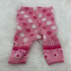 Baby Girl Knit Footless Tights - 6-18 Months