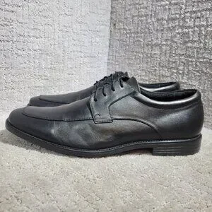 Banana Republic Advanced Comfort Men's Size 10.5 US Black Leather Oxford Shoes
