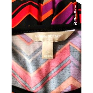 Banana Republic Women's Stretch Geometric Colorblock Dress Sz Large Stretch