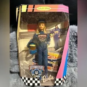 Barbie 50th Anniversary NASCAR NIB