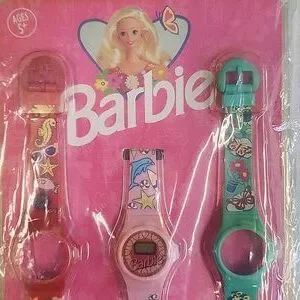 Barbie Kids Watch Set "Makes 27 Watches" Mattel
