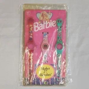 Barbie Kids Watch Set "Makes 27 Watches" Mattel