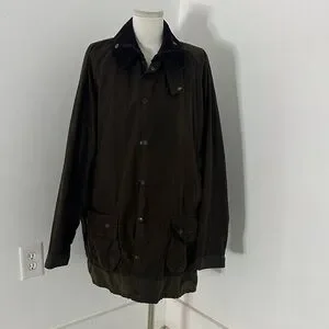 Barbour Classic Beuford Waxed Jacket Size L