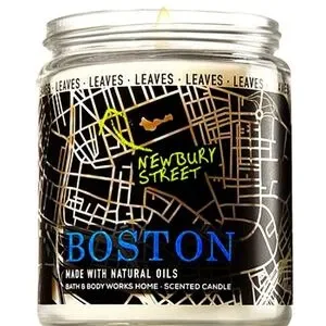 Bath and Body Works Leaves Rare Single Wick Fall Sented Candle Collectors Item