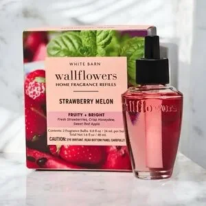 Bath and Body Works Wallflowers Strawberry Melon 2 Pack Refills NWT Bath and Body Works Wallflowers Strawberry Melon 2 Pack Refills NWT