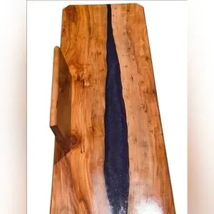 Bath Board- Apple Wood W/ Violet Accent