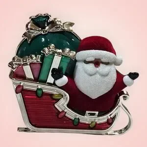 Bath & Body Works SANTA'S SLEIGH PROJECTOR Wallflower Plug NIGHTLIGHT Light Up
