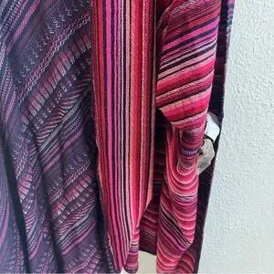 BCBGMaxAzria Eleyna PURPLE Striped Jacquard Dress