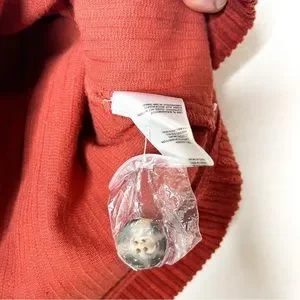 BDG Urban Outfitters Burnt Rust Red Ribbed Corduroy Button Front Mini Skirt S