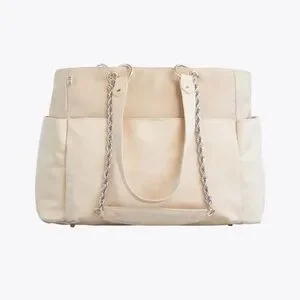 BEIS Tan Cream Large Diaper Bag OS