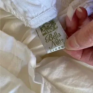 Bella Notte Queen Linen Bedskirt