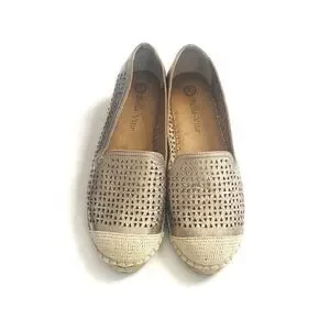 Bella Vita Metallic Gold Espadrilles