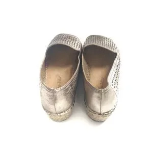 Bella Vita Metallic Gold Espadrilles