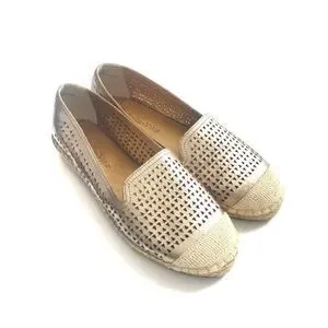 Bella Vita Metallic Gold Espadrilles