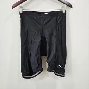 Bellwether Mens Padded Cycling Biking Shorts Large Black Stretch Outdoor Comfort