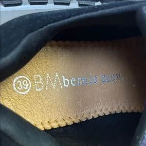 Bernie Mev. Black And Gray Woven Sneakers