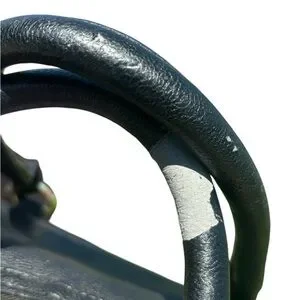 Betsey Johnson Black And White Satchel With Striking Design