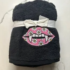 Betsey Johnson Hippie Vampire Hand Towels