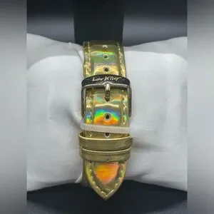 Betsey Johnson Sunray Dial Gold Tone Watch NWOT