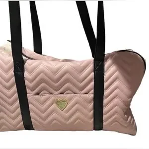 Betsey Johnson Travel Bag with strap-some callouts