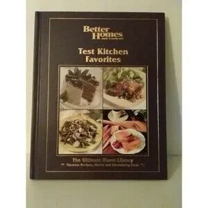 Better Homes & Gardens Test Kitchen Favorites Cookbook Ultimate Library Vtg