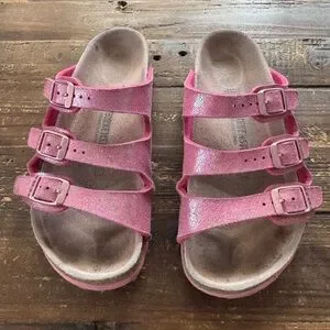 Birkenstock Kids’ Florida Iridescent Pink