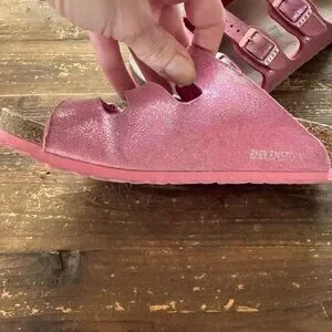 Birkenstock Kids’ Florida Iridescent Pink