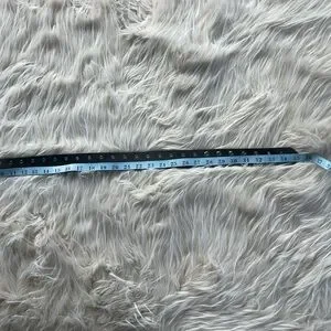 Black Faux Leather Grommet Belt Y2K XS