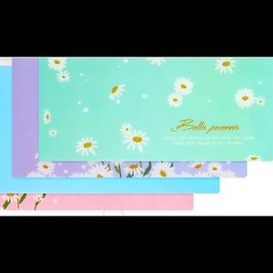 Black Floral Mask W/Storage Bag