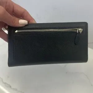 Black - Kate Spade ♠️ Madison Large Slimbfold Wallet